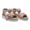 NEW FEET rosa nubuck sandal med svangstøtte,