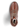 RIEKER brun varm støvle med tex membran,