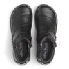 NEW FEET sort skind støvle med 2 lynlås,