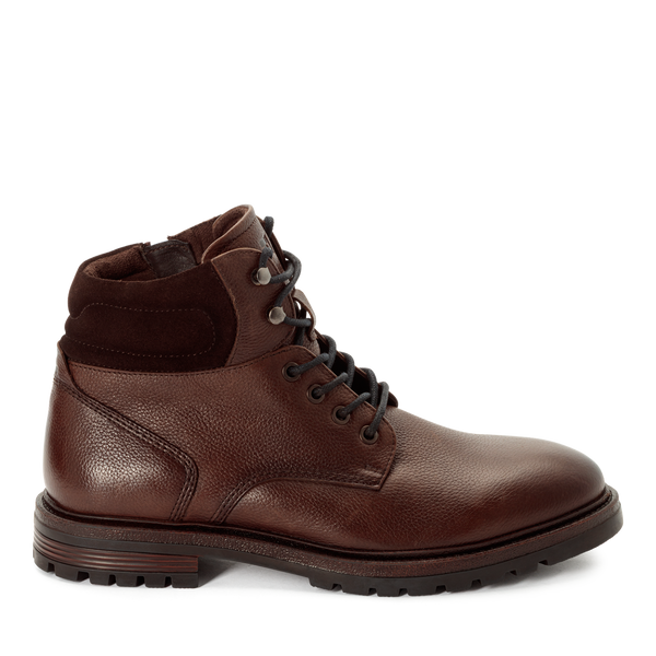 Brune Lace Boots i Læder og Velour 15204-326 – Komfort og Stil fra Tamaris Men