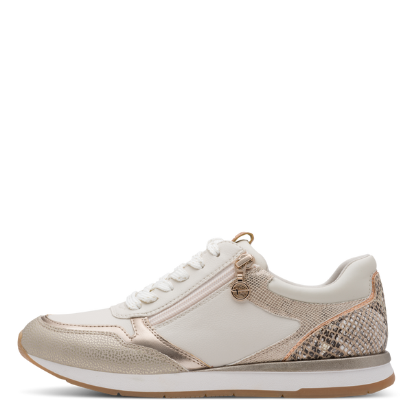 Tamaris Dame Sko med Lynlås Beige – 23613-454