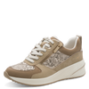 Tamaris Sneaker med Lynlås Beige – 1-23754-45-483