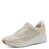 Tamaris Sneakers – STEP IN Komfort og Glitrende Detaljer – Beige (1-23779-45-418)