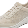 Tamaris Sneakers – STEP IN Komfort og Glitrende Detaljer – Beige (1-23779-45-418)