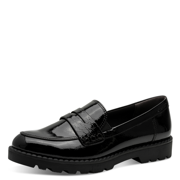 Tamaris Essentials Slippers – COMF.Lin+Touch Fodseng – Sort (1-24312-41-087)