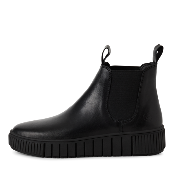 Tamaris Chelsea Boot – Udskiftelig Indersål & Grov Sål – Sort (1-25403-43-003)