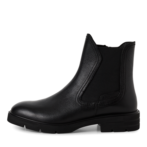 Tamaris Chelsea Boot – Touchit Komfort & Blockhæl – Sort (1-25422-45-001)