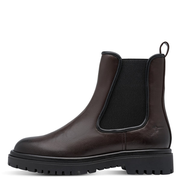 Tamaris Chelsea Damestøvle Brun med Chunky Sål – 25477-303