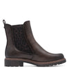 Tamaris Chelsea Damestøvle Brun med Kontrastelastik – 25483-369