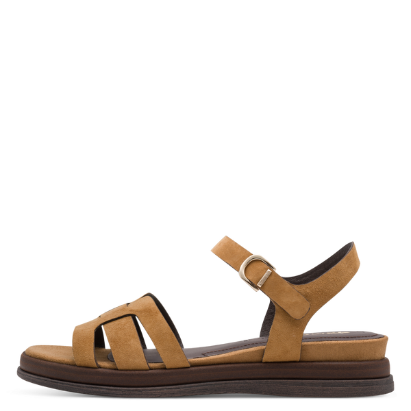 Tamaris 28235-305 Cognac – Elegant og Komfortabel Damesandal