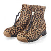 BUMPER Leopard pony stølve med kort skaft