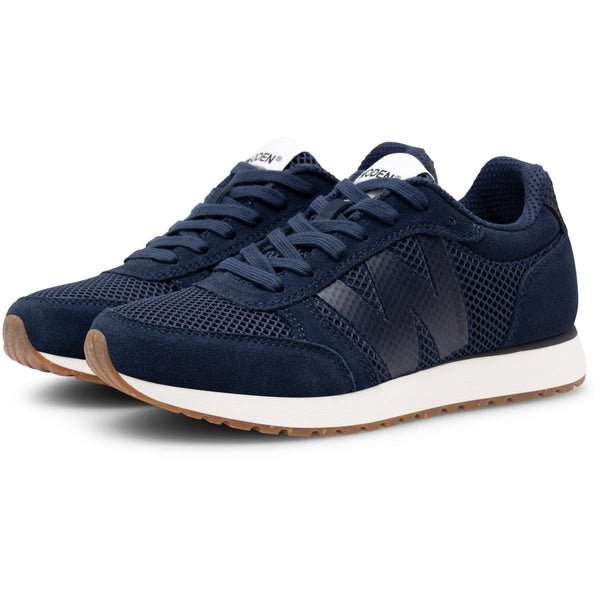 WODEN WL712-010 Navy – Stilren og komfortabel hverdagssko