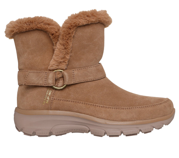 Skechers Slip-Ins Damestøvle Chestnut med Varmt Foer – 168051-CSNT