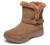 Skechers Slip-Ins Damestøvle Chestnut med Varmt Foer – 168051-CSNT