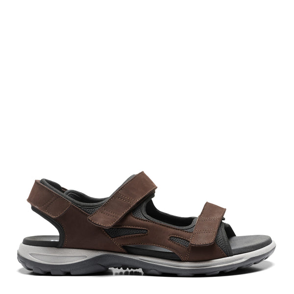 New Feet Herresandal Brun Wide – 191-29-1534