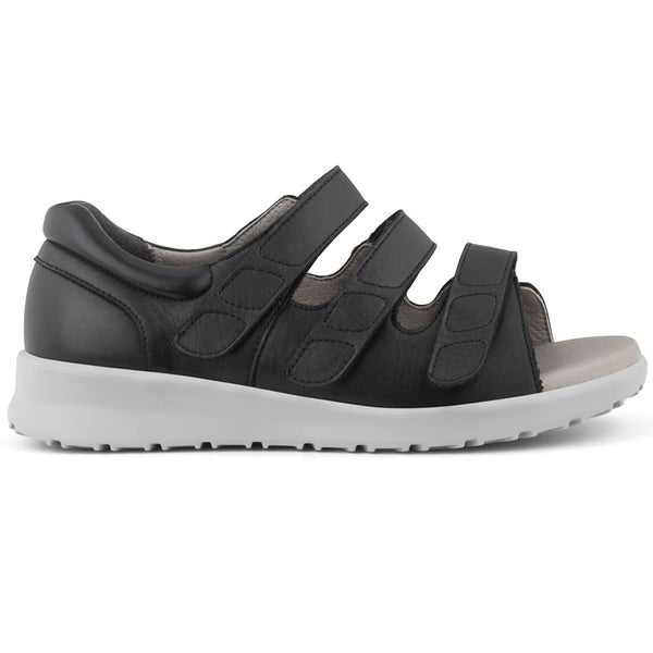 New Feet 201-66-110 Sort – Komfortabel Damesko Wide