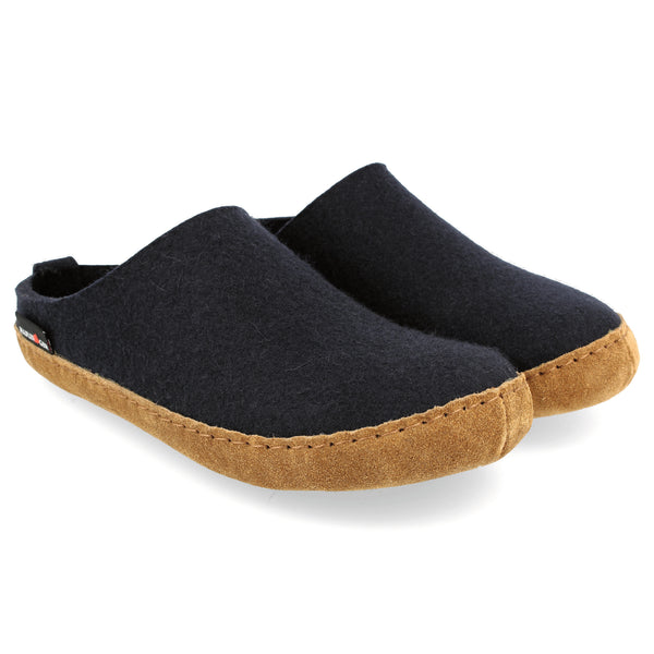 Haflinger Emil’s Toffel Hjemmesko Mellemblå – 211001-70