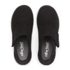 New Feet dame hjemmesko 212-14-910 i sort filt med velcro – varm, komfortabel og støttende