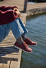 New Feet Damesneaker Bordeaux Wide Fit med TEX-membran – 212-33-1023