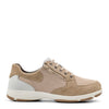 New Feet Damesneaker Beige Wide med Lynlås – 212-33-842