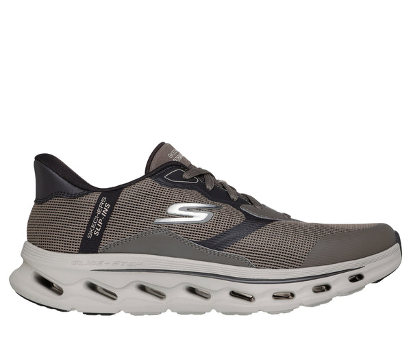 Skechers Slip-ins GO WALK Glide-Step 2.0 Zac Atletiske Sneakers Herre – Brun (216660DKTP)