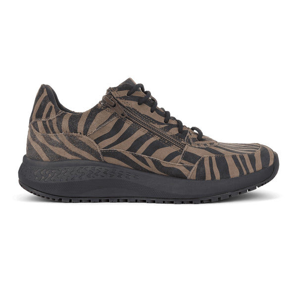 GREEN COMFORT Sneaker i zafari mønstret nubuck