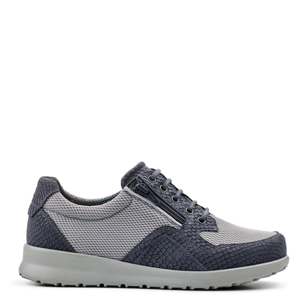 New Feet 231-15-842 Blå/Grå Mesh – Komfortabel Damesko Wide