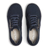NEW FEET blå nubuck med mesh og lynlås