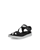 ECCO Soft 3-Strap W 238803/51052 Sort – Komfortabel Damesandal med Velcro