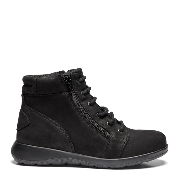 New Feet Damestøvle Sort Slim med TEX og Dobbelt Lynlås – 242-25-1510
