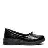 New Feet Damesko Sort Kroko Wide Fit med TEX-membran – 261-46-1910