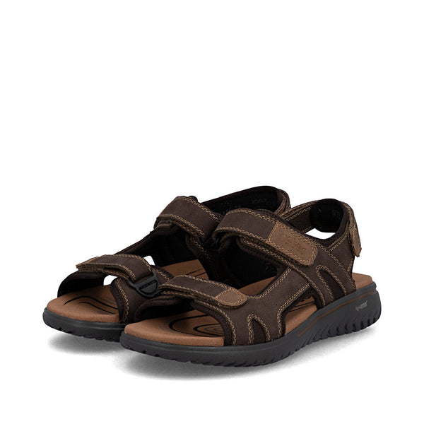 Rieker Herresandal 26450/26 Brun – Komfortabel og Fleksibel Sandal