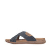 Rieker Herresandal 27080/14 Blå – Let og Komfortabel Sandal