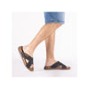 Rieker Herresandal 27080/14 Blå – Let og Komfortabel Sandal