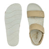 GREEN COMFORT sand nubuck sandalmed formstøbt sål,