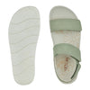 GREEN COMFORT grøn nubuck sandalmed formstøbt sål,
