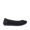 Rieker 43850-01 Sort – Komfortabel Ballerina til Dame