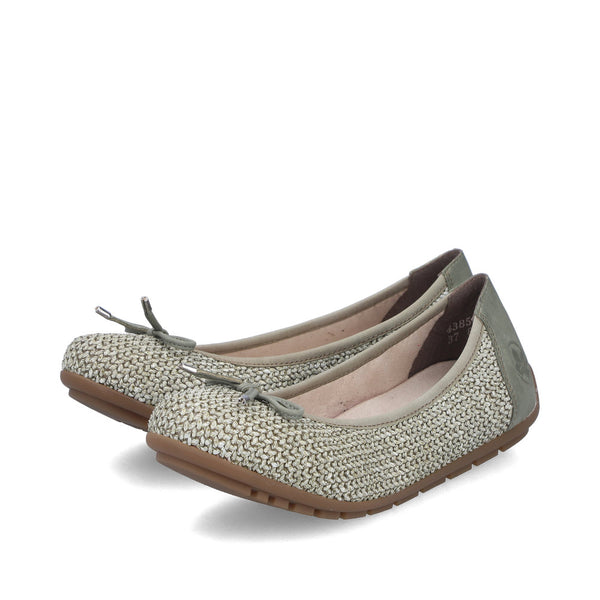 Rieker Ballerina Grøn – 43850-52