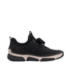 Rieker Damesneaker Sort med TEX – 45976-00