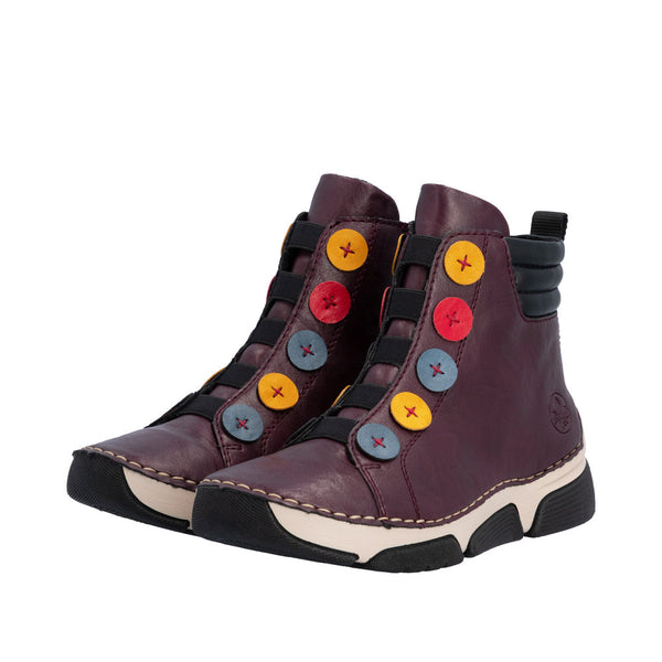 Rieker Damestøvle Bordeaux – 45977-30