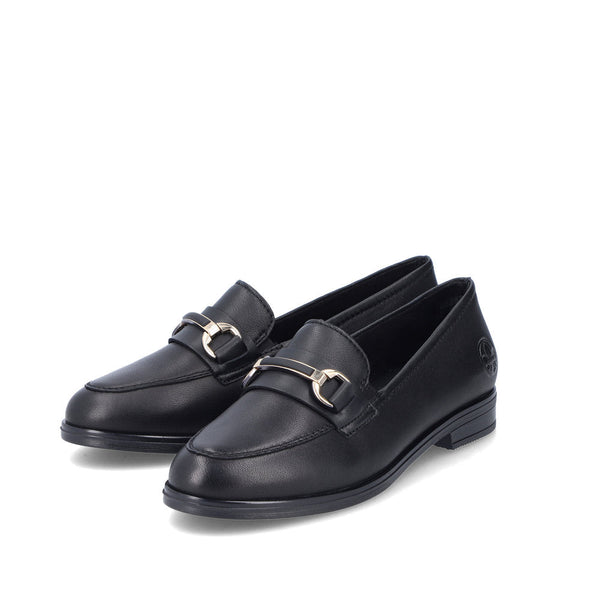 Rieker Loafers Dame – Sort (Model 46262-01) | Klassisk og komfortabel