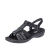 Rieker Damesandal Sort – 60809-00