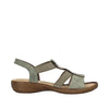 Rieker Damesandal 60883/52 Grøn – Komfortabel og Elegant Sandal