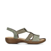Rieker Damesandal 60883/52 Grøn – Komfortabel og Elegant Sandal