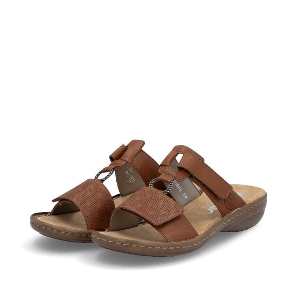 Rieker Sandal Brun – Komfortabel hverdagssandal i let design | 60885-24