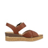 Rieker 63795/22 Cognac – Komfortabel og Stilfuld Damesandal