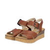 Rieker 63795/22 Cognac – Komfortabel og Stilfuld Damesandal