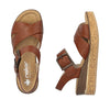 Rieker 63795/22 Cognac – Komfortabel og Stilfuld Damesandal