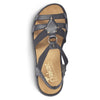 Rieker 64574/00 Sort – Komfortabel og Let Damesandal
