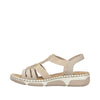 Rieker 66201/62 Beige/Ginger – Komfortabel og Let Damesandal